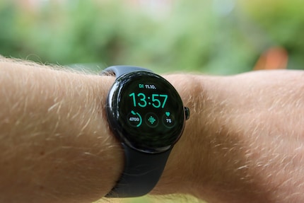 One of many watch faces on the Pixel Watch.