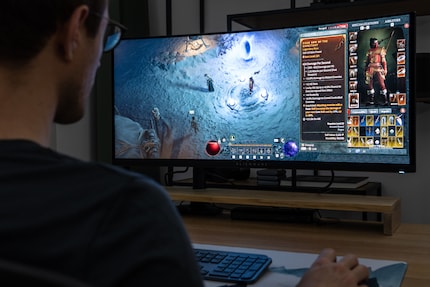 1440p-Monitore wie dieser Dell Alienware AW3423DWF sind vor allem beliebt für Gaming.
