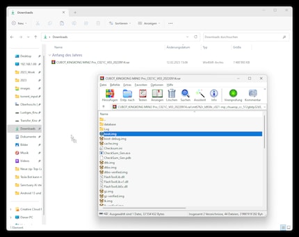 I patch the boot.img file with Magisk right away.