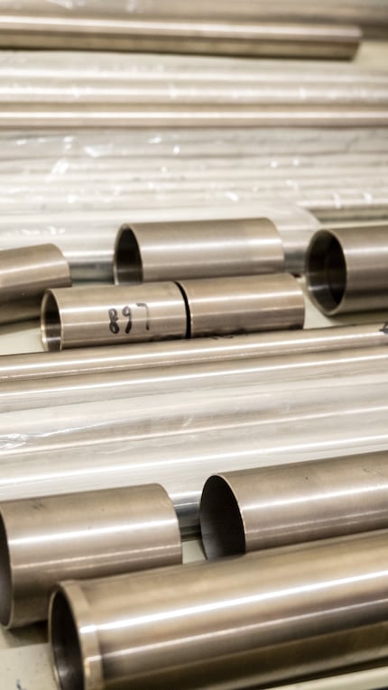 De titanium blanks...