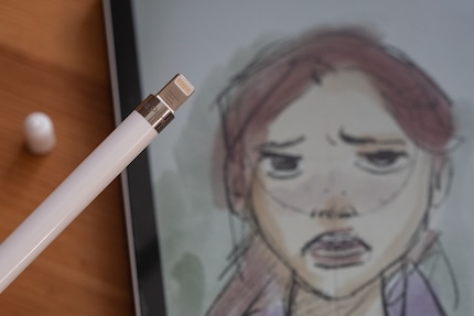 The first-generation Apple Pencil still has a Lightning connector.