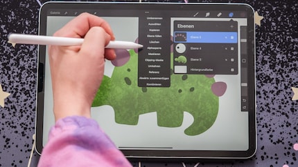 Met het alfaslot kun je niet meer voorbij de rand van een vorm schilderen. Heel praktisch.