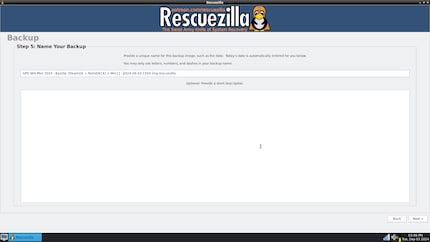 Voer het back-uponderschrift in.