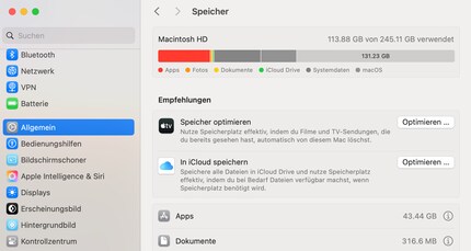 Hier krijg je een overzicht van de opslagcondities.