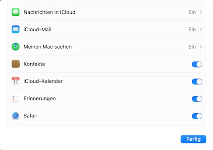 Synchroniseer alleen de programma's die je wilt.