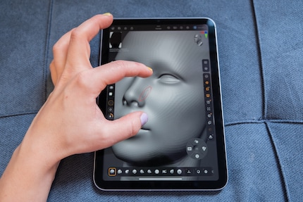 Ik kan het object bijvoorbeeld met mijn vinger verplaatsen.