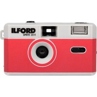 Ilford Sprite 35-II Camera rood + zilver
