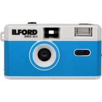 Ilford Sprite 35-II Camera blauw + zilver