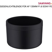 Samyang Lens hood for AF 135mm F1.8 Sony FE